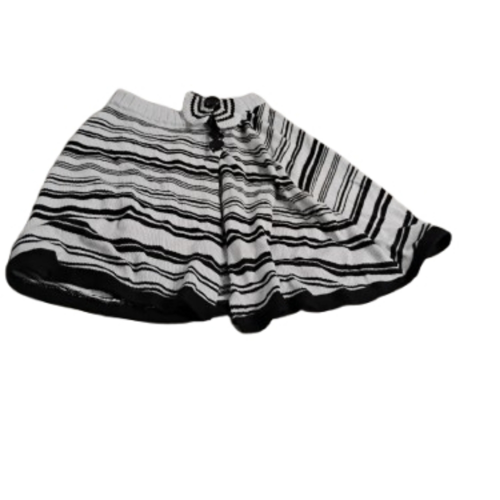 Vintage 2000s NWT Deadstock Maurice Sasson Striped Poncho Cape